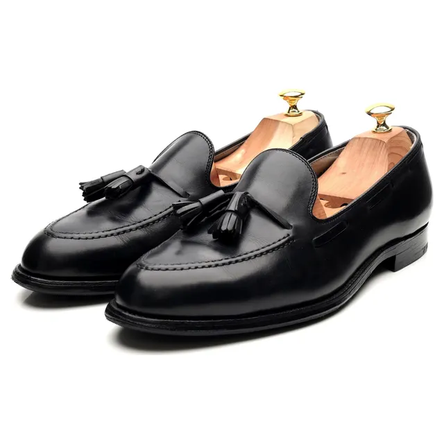 Alden 660 mocassin cuir noir à glands UK 11
